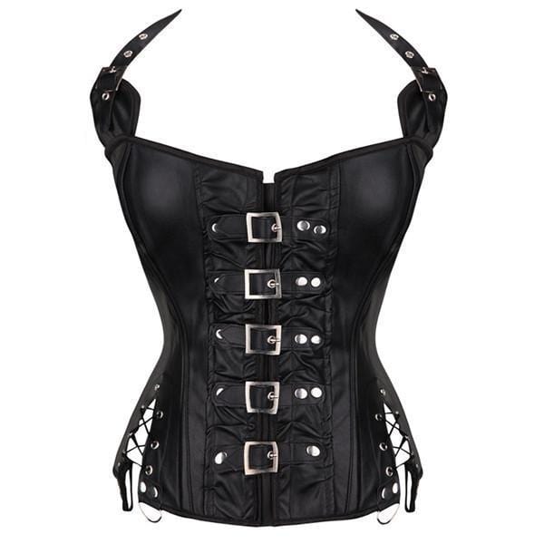 Corset Steampunk Aventurière | MystiCorset - The Steampunk Emporium Noir / S