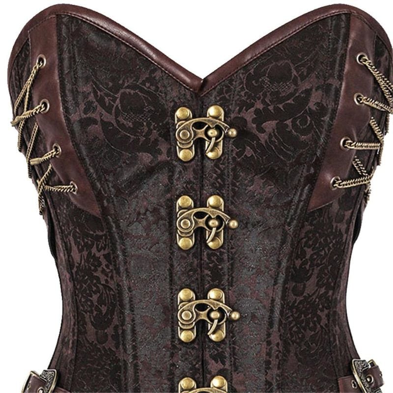 Corset Steampunk en Simili | Élégance Enchantée - The Steampunk Emporium