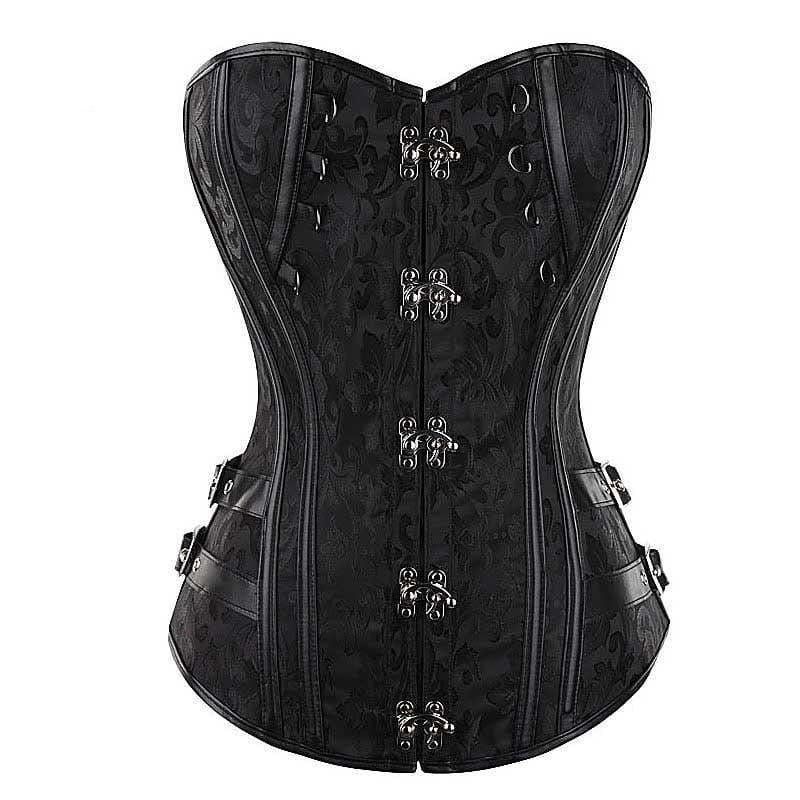 Corset Steampunk Noir | Mystérieux Obsidian - The Steampunk Emporium