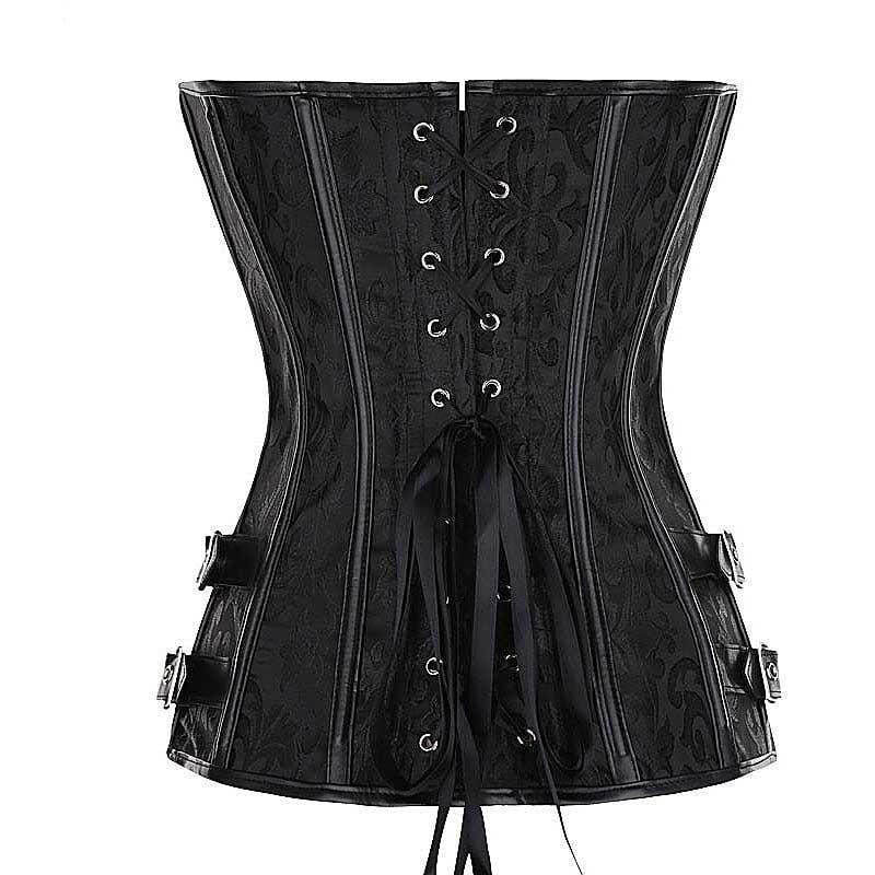 Corset Steampunk Noir | Mystérieux Obsidian - The Steampunk Emporium