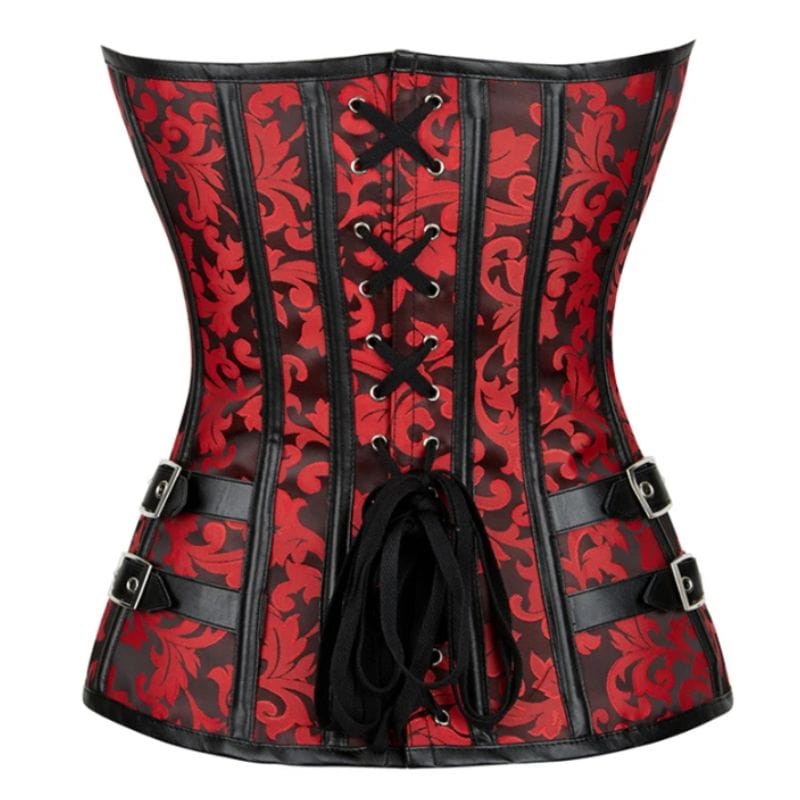 Corset Steampunk Rouge | Mystique Crimson Glow - The Steampunk Emporium