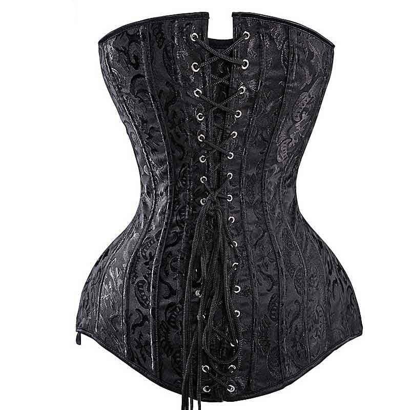 Corset Victorien Long | Élégance Impériale - The Steampunk Emporium