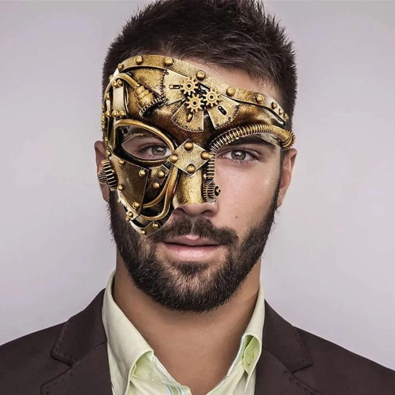 Demi Masque Steampunk | CyberMask - The Steampunk Emporium