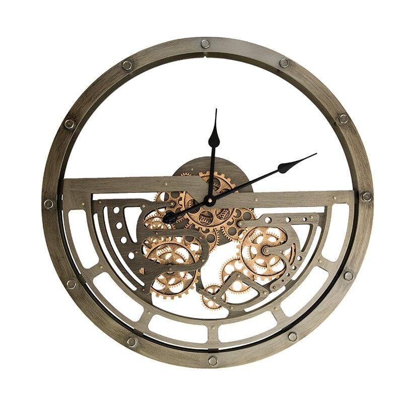 Horloge Murale Industrielle Steampunk | TimeForge - The Steampunk Emporium