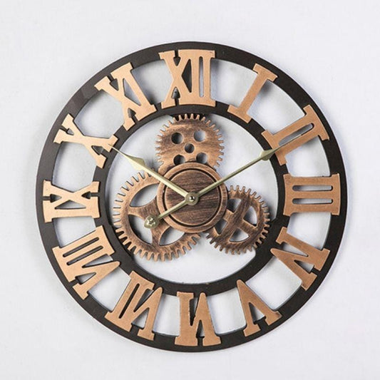 Horloge Steampunk Rouage | ChronoGear - The Steampunk Emporium 40 cm Or