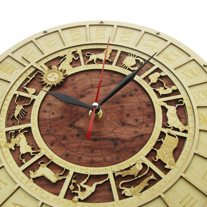 Horloge Steampunk Signe Astrologique | ChronoMécanisme Brillant - The Steampunk Emporium