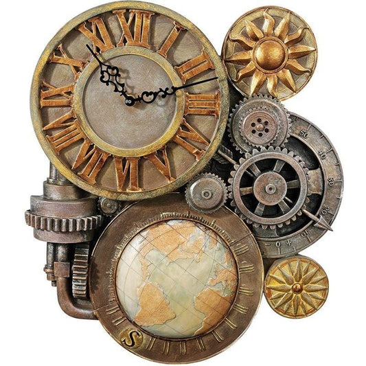 Horloge Style Steampunk | ChronoForge - The Steampunk Emporium 6.4 x 63.5 x 54.6 cm