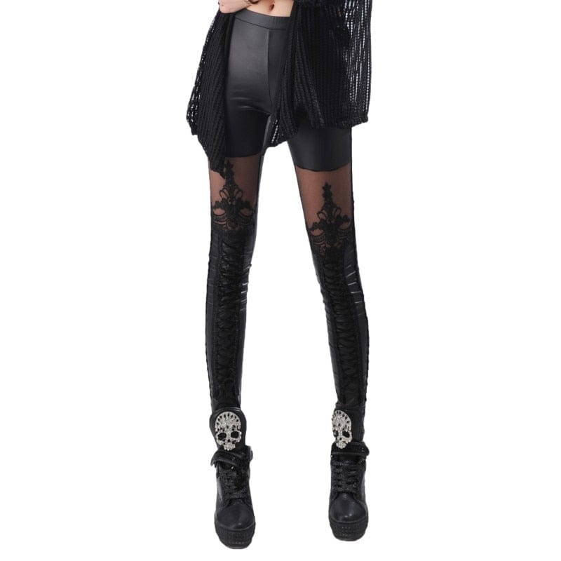 Legging Gothique Femme | ShadowFit - The Steampunk Emporium Unique