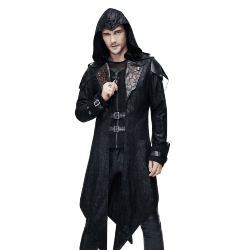 Long Manteau Homme Punk | RockChic - The Steampunk Emporium S