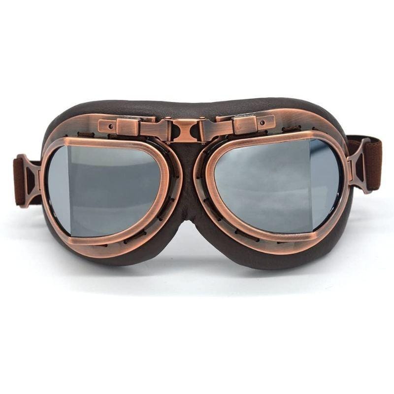 Lunettes Aviateur Steampunk | Vision Airship - The Steampunk Emporium Cuivre avec Verres Argentés