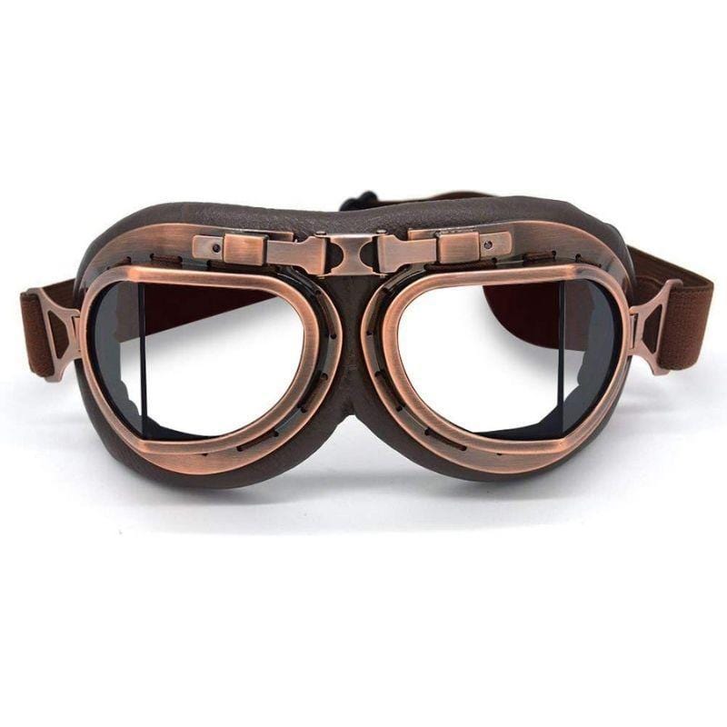 Lunettes Aviateur Steampunk | Vision Airship - The Steampunk Emporium Cuivre avec Verres Claires