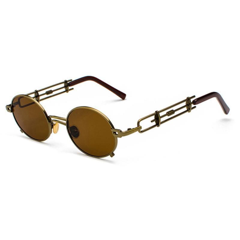 Lunettes Steampunk Hardy | Sombres Terres - The Steampunk Emporium Marron