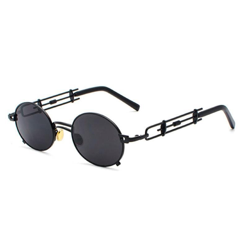 Lunettes Steampunk Hardy | Sombres Terres - The Steampunk Emporium Noir avec verres Noirs