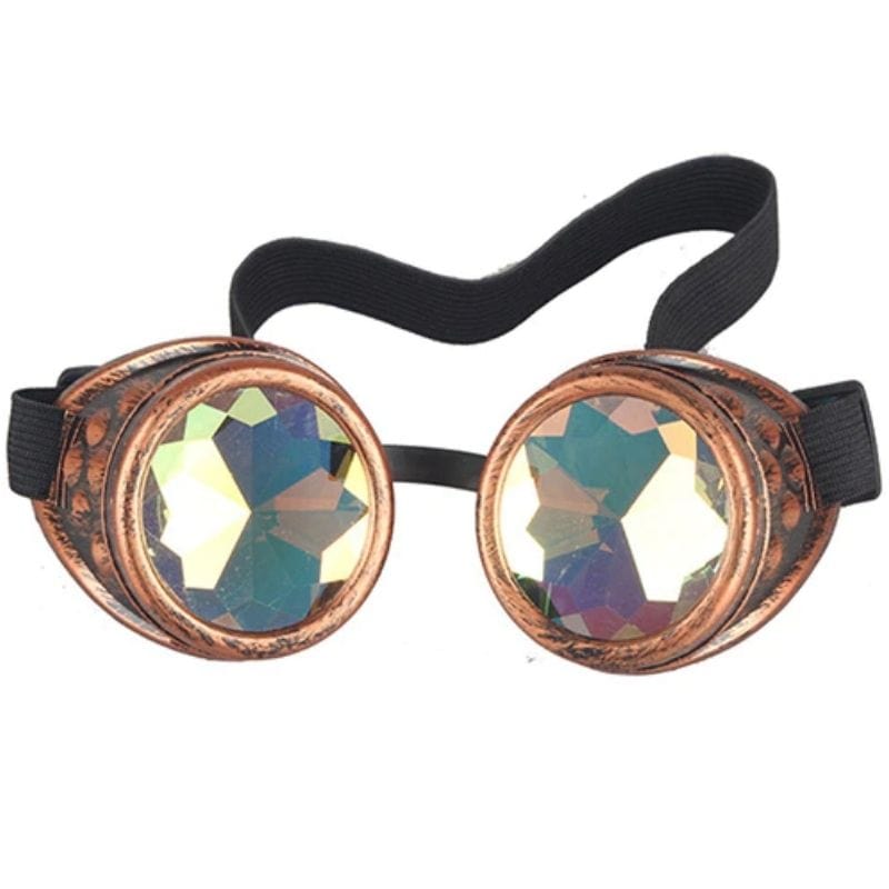 Lunettes Steampunk Kaleidoscope | Visionnaire Chromatique - The Steampunk Emporium Cuivre