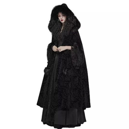 Manteau Cape Gothique Femme | MystiCape - The Steampunk Emporium Noir / Unique