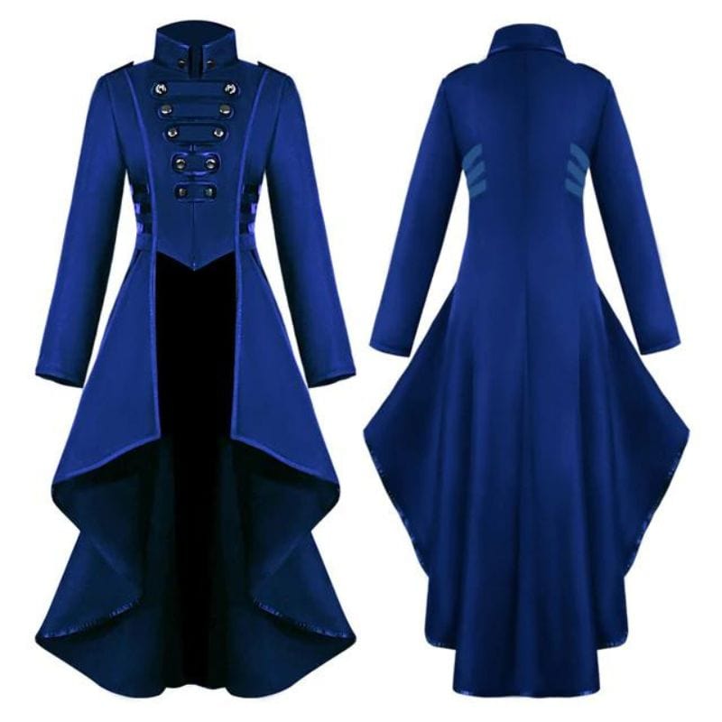 Manteau Robe Steampunk | Éclat SteamWind - The Steampunk Emporium Bleu / S