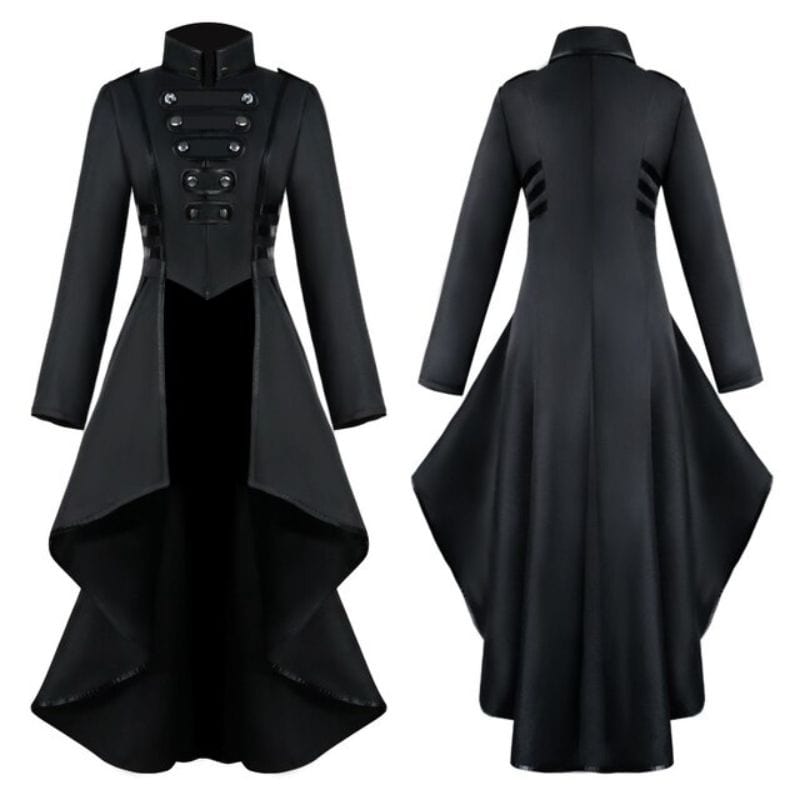 Manteau Robe Steampunk | Éclat SteamWind - The Steampunk Emporium Noir / S