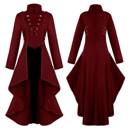 Manteau Robe Steampunk | Éclat SteamWind - The Steampunk Emporium Rouge / S