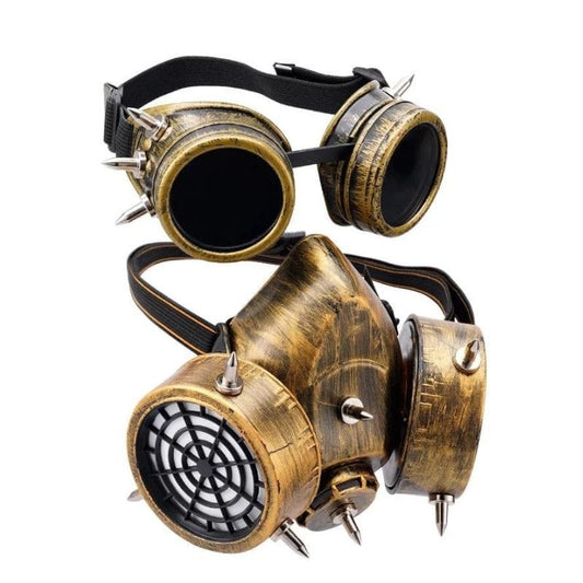 Masque à Gaz Steampunk | CyberPunk AirBloc - The Steampunk Emporium Or