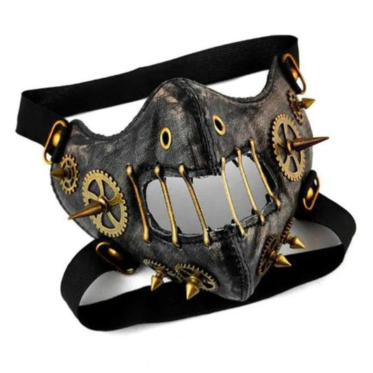 Masque Steampunk Simili PU | Mirage de Lune - The Steampunk Emporium Modèle 1