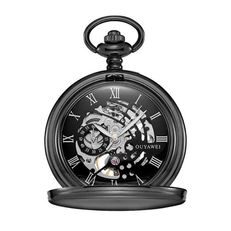 Montre à Gousset Chasseur | TimeGuard - The Steampunk Emporium Noir