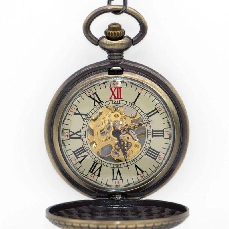 Montre à Gousset Steampunk Pocket Watch | IronCraft Legacy - The Steampunk Emporium