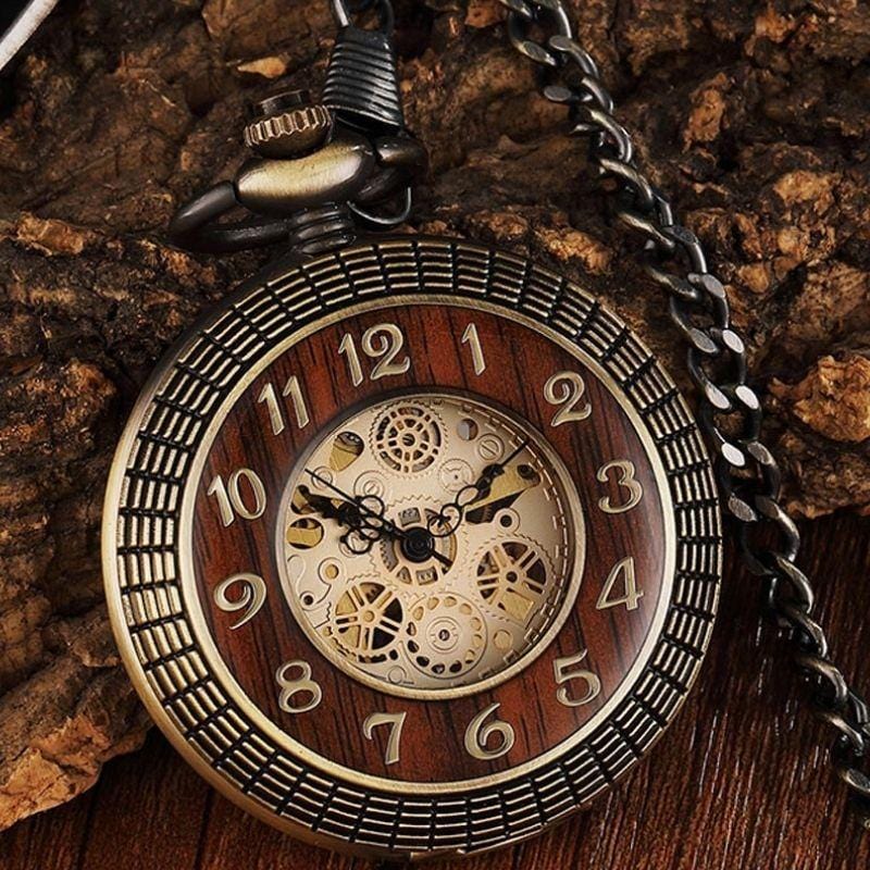 Montre à Gousset Steampunk Sans Pile | TimeMaster Prestige - The Steampunk Emporium