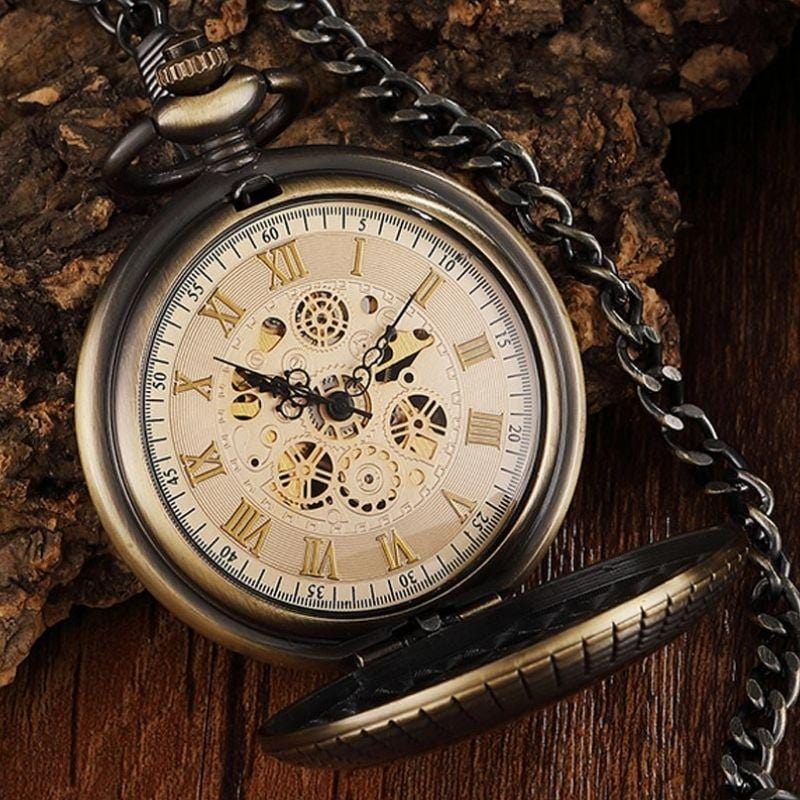 Montre à Gousset Steampunk Sans Pile | TimeMaster Prestige - The Steampunk Emporium