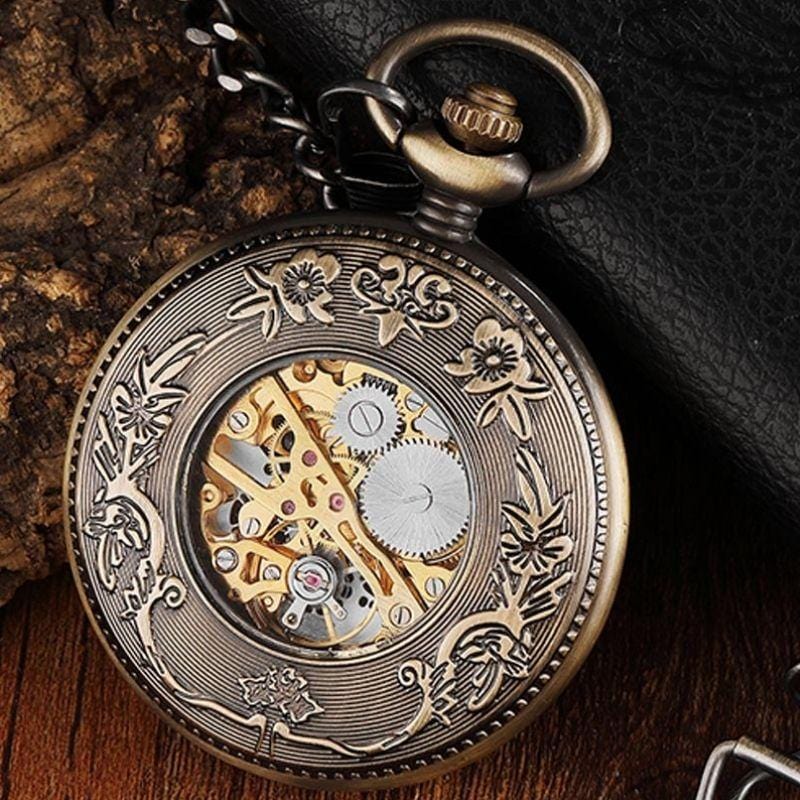 Montre à Gousset Steampunk Sans Pile | TimeMaster Prestige - The Steampunk Emporium