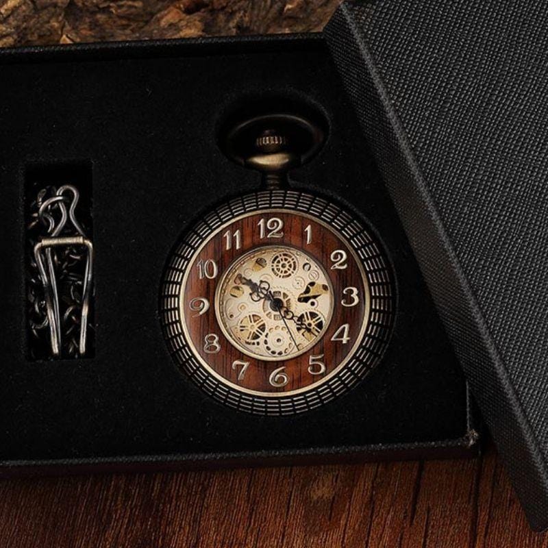 Montre à Gousset Steampunk Sans Pile | TimeMaster Prestige - The Steampunk Emporium