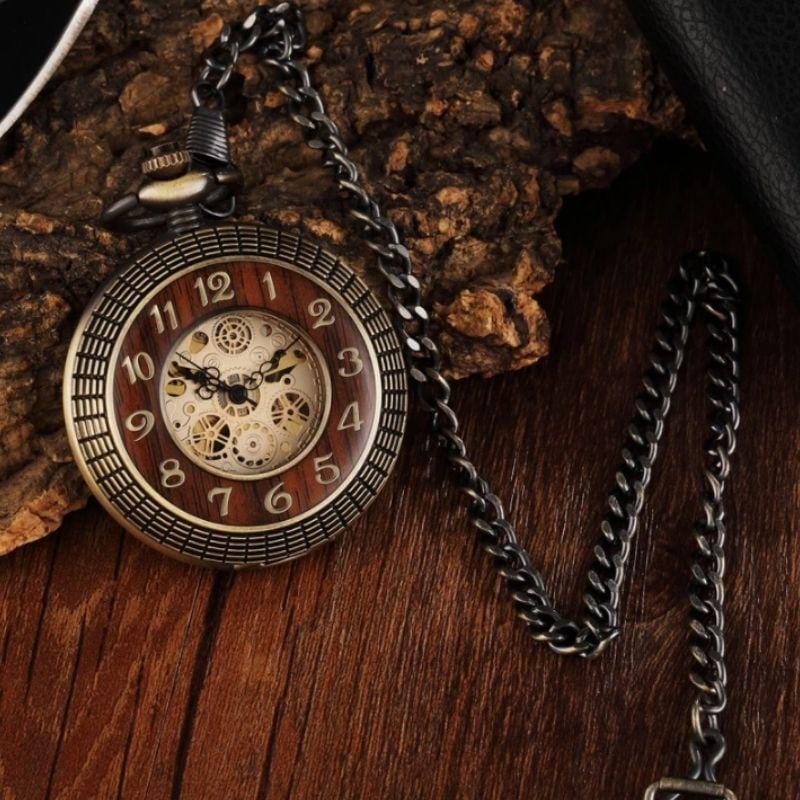 Montre à Gousset Steampunk Sans Pile | TimeMaster Prestige - The Steampunk Emporium