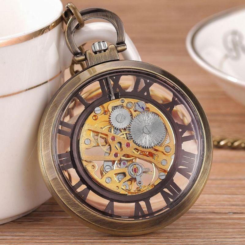 Montre à Gousset Steampunk Transparente | LuxCrystal - The Steampunk Emporium