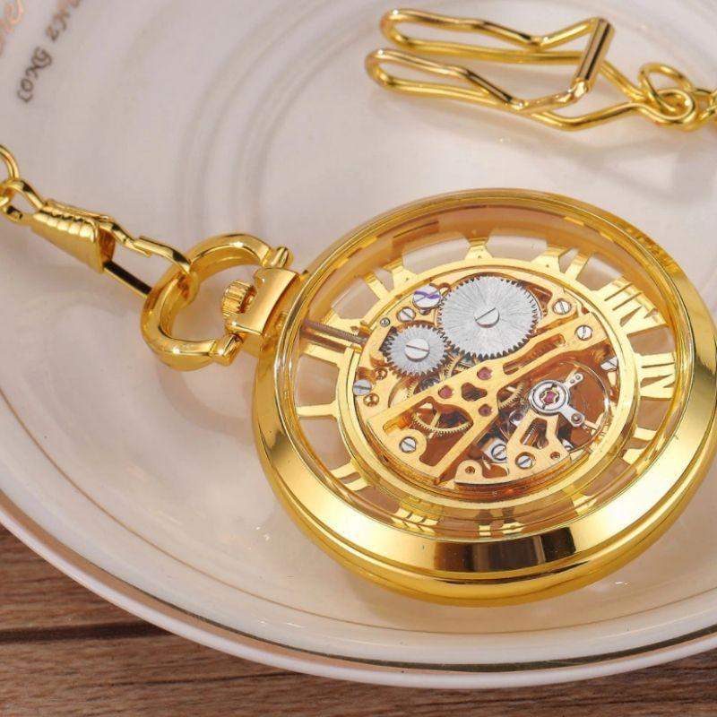 Montre à Gousset Steampunk Transparente | LuxCrystal - The Steampunk Emporium