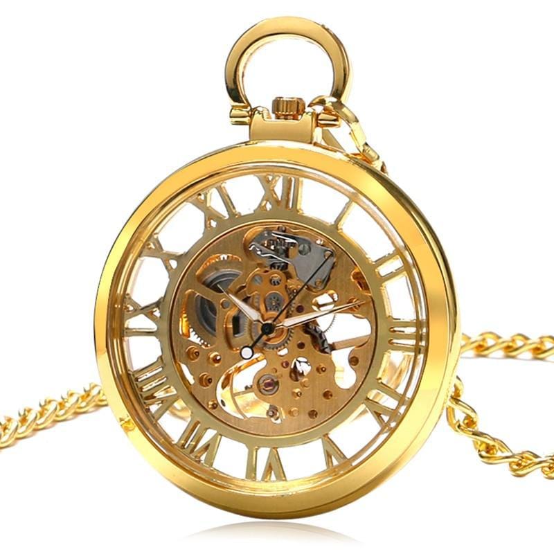 Montre à Gousset Steampunk Transparente | LuxCrystal - The Steampunk Emporium Or