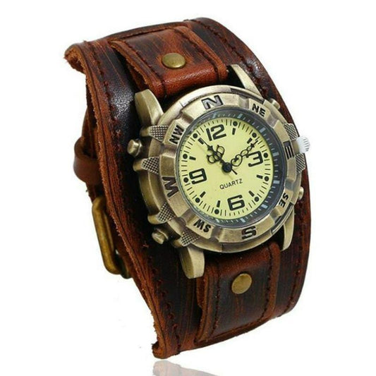 Montre Bracelet Steampunk Homme | ChronoGear - The Steampunk Emporium Marron Vieilli