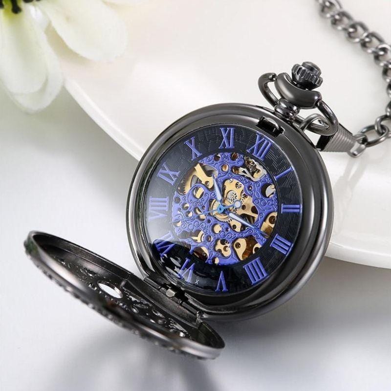 Montre de Poche Engrenages | GearTime - The Steampunk Emporium Noir