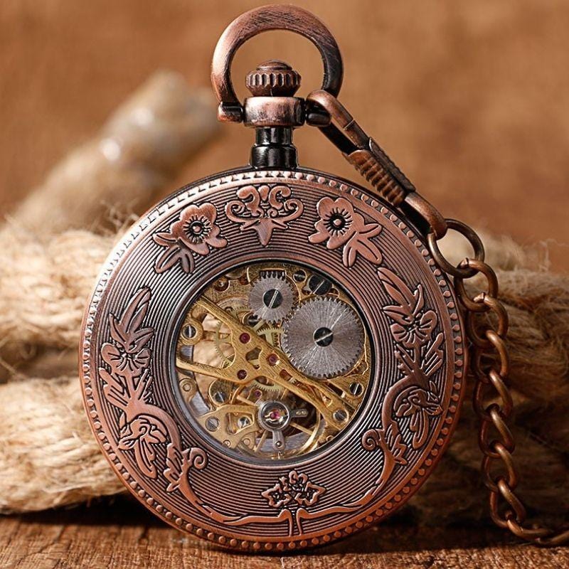 Montre de Poche Squelette | LuxeSkeleton - The Steampunk Emporium