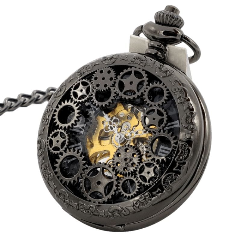 Montre Gousset Rouages | LuxeTime - The Steampunk Emporium