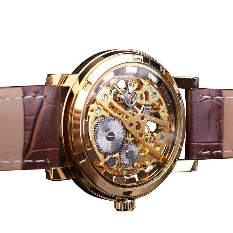 Montre Homme Squelette Bracelet Simili | EliteChrono - The Steampunk Emporium