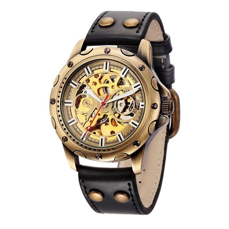 Montre Steampunk Rouage | Rayon Steampunk - The Steampunk Emporium Noir