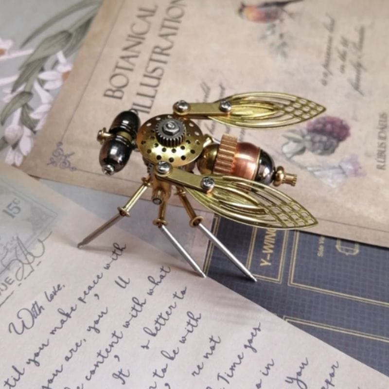 Mouche Steampunk en Métal | Brilliance Chrome - The Steampunk Emporium