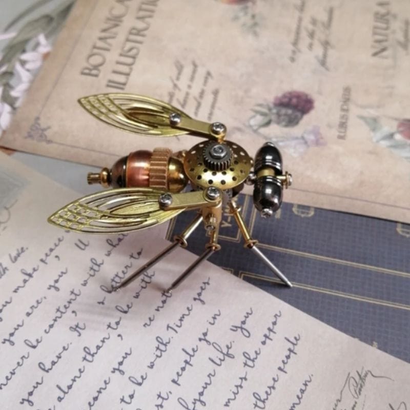 Mouche Steampunk en Métal | Brilliance Chrome - The Steampunk Emporium