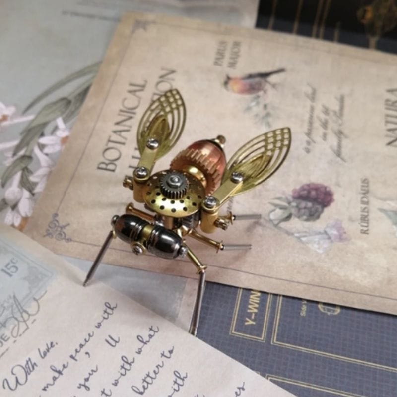 Mouche Steampunk en Métal | Brilliance Chrome - The Steampunk Emporium