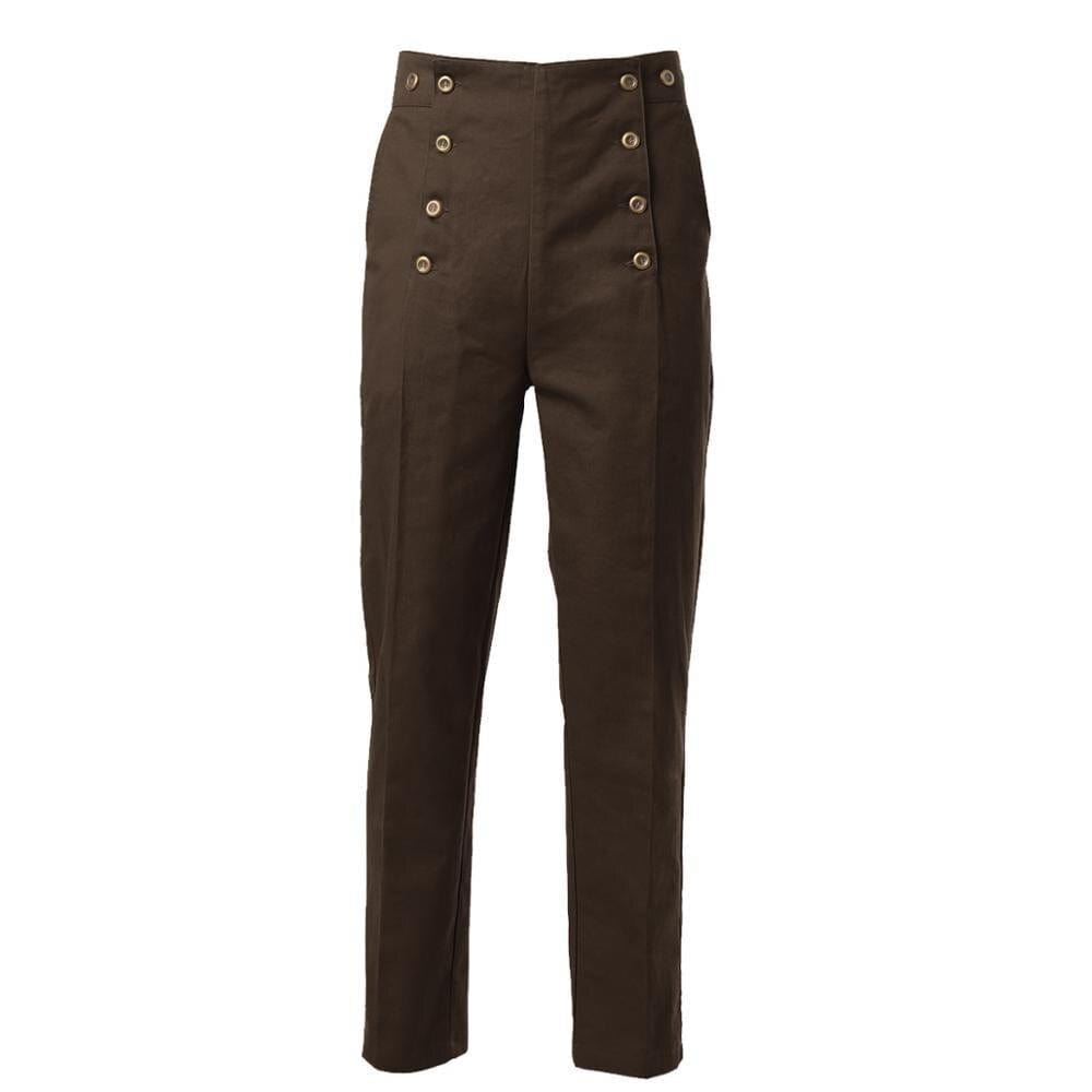 Pantalon à Pince Victorien Homme | PrestigeGentleman - The Steampunk Emporium Marron / L