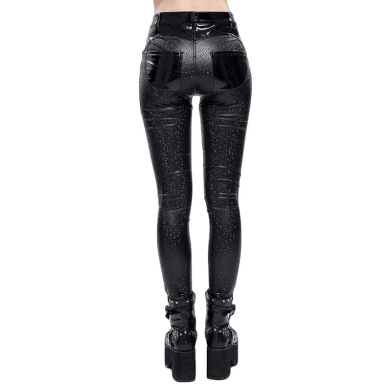 Pantalon Gothique Rock Femme | DarkRaven - The Steampunk Emporium