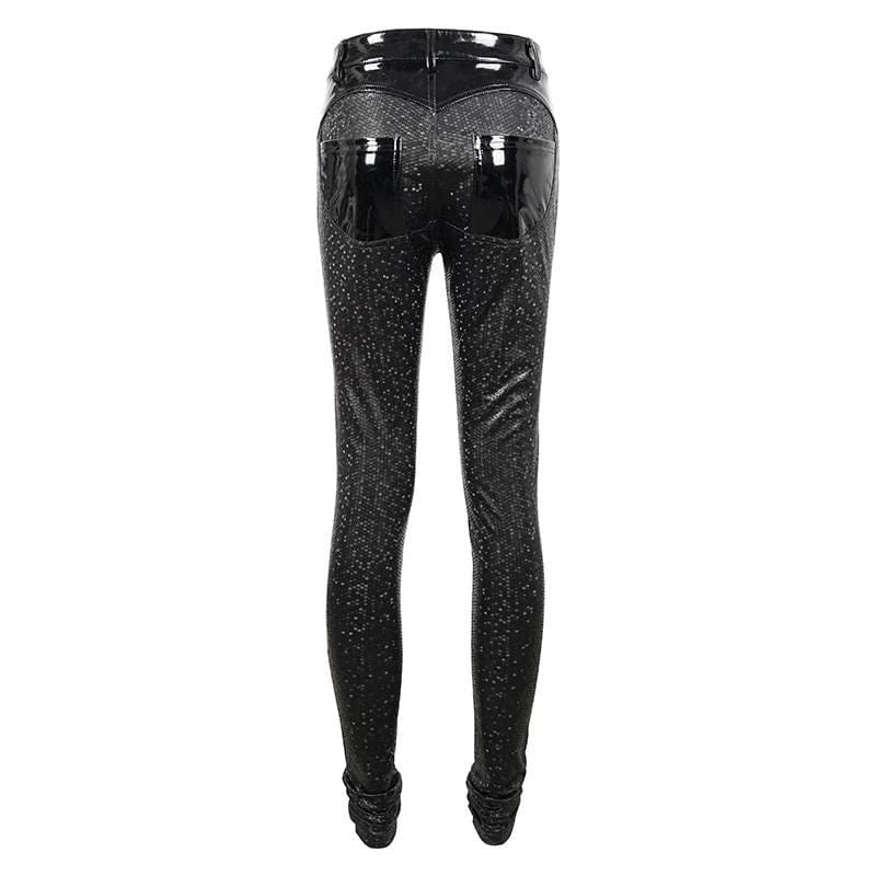 Pantalon Gothique Rock Femme | DarkRaven - The Steampunk Emporium