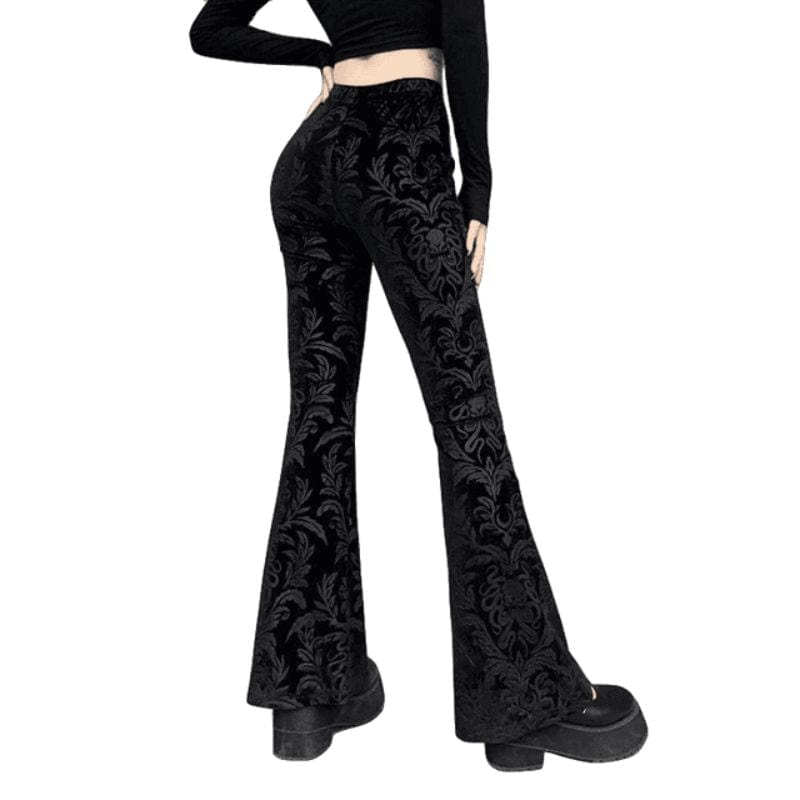 Pantalon Noir Gothique Femme | ShadowBlade. - The Steampunk Emporium