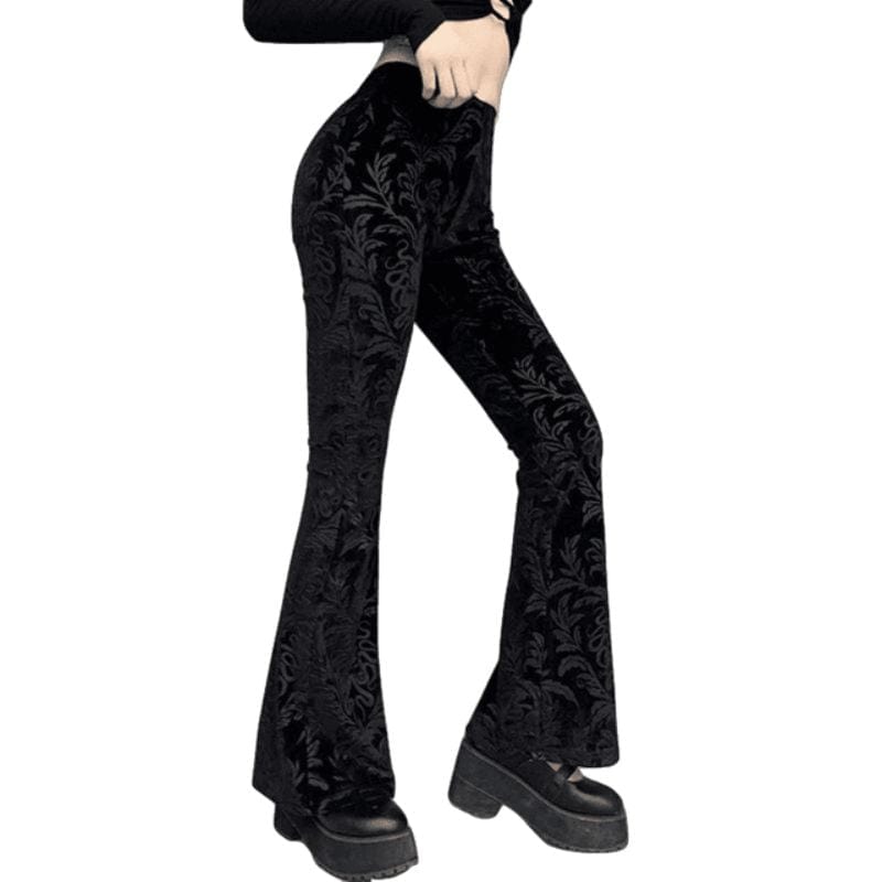 Pantalon Noir Gothique Femme | ShadowBlade. - The Steampunk Emporium