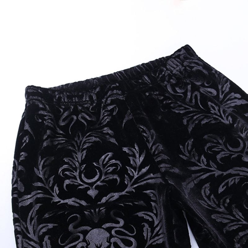 Pantalon Noir Gothique Femme | ShadowBlade. - The Steampunk Emporium