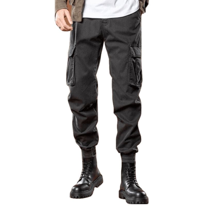 Pantalon Punk Cargo | X-TREMEBOOST - The Steampunk Emporium 28 / Gris